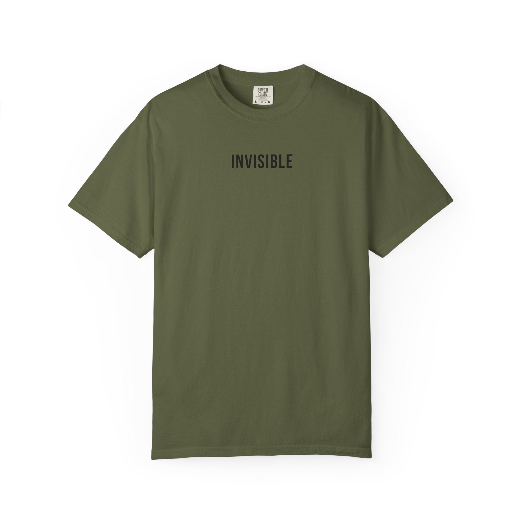 INVISIBLE T-Shirt | Comfort Colors 1717 | Subtle Statement Tee